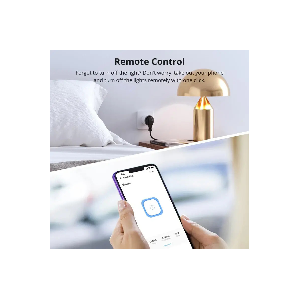 SONOFF S60TPF iPlug Wi-Fi inteligentná zásuvka