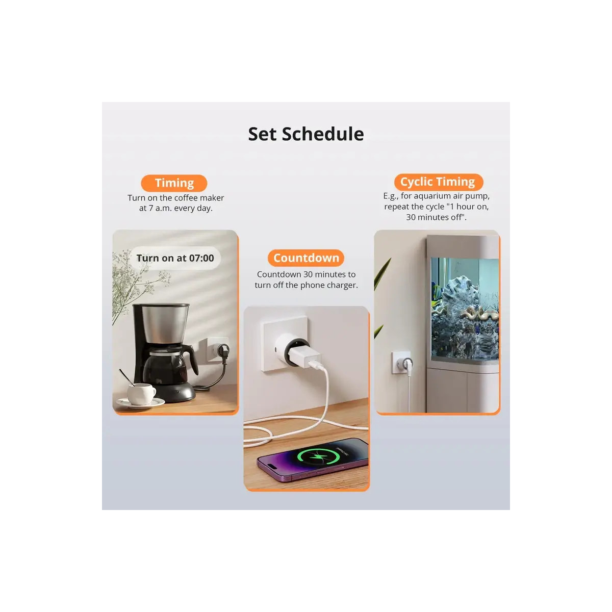 SONOFF S60TPF iPlug Wi-Fi inteligentná zásuvka