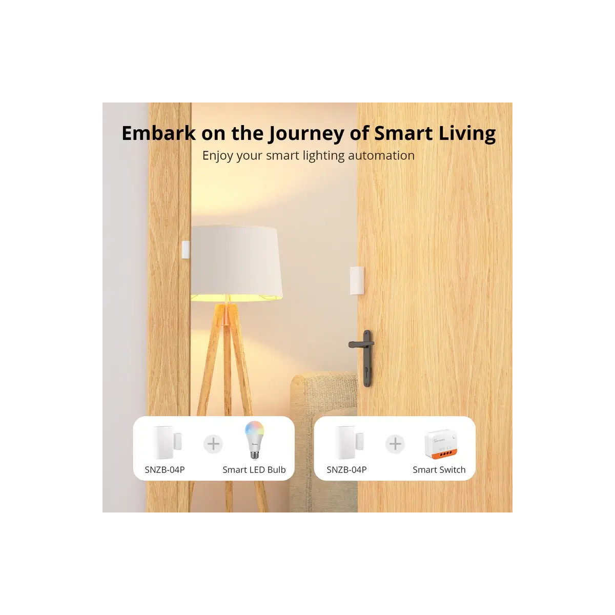 SONOFF SNZB-04P Zigbee senzor dverí a okien