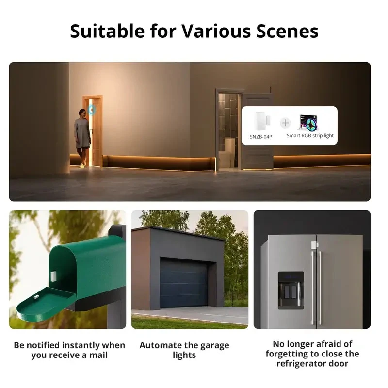 SONOFF SNZB-04P Zigbee senzor dverí a okien