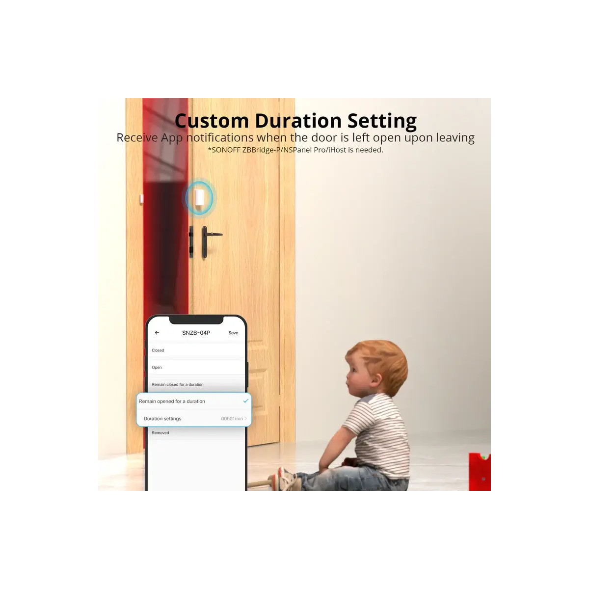 SONOFF SNZB-04P Zigbee senzor dverí a okien