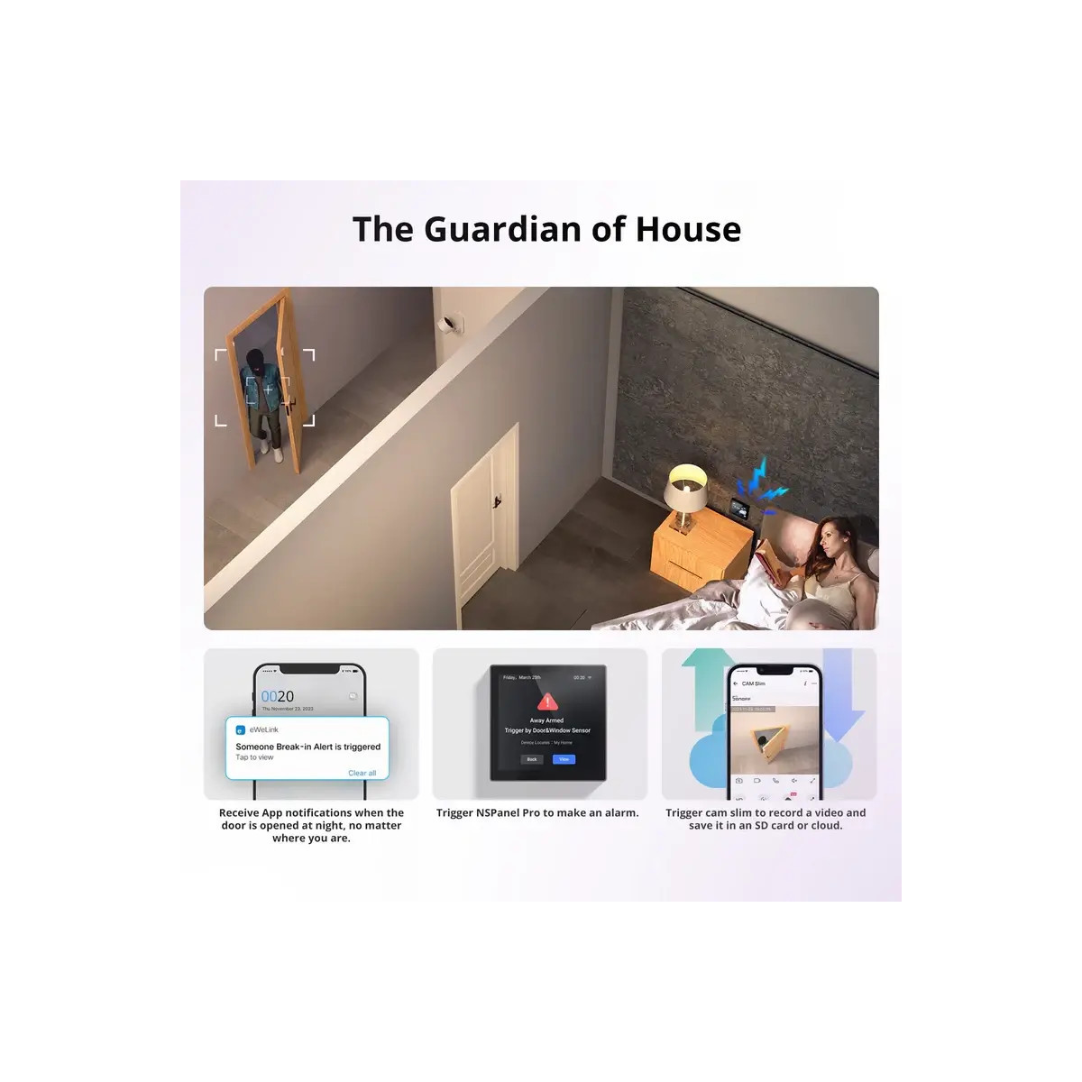 SONOFF SNZB-04P Zigbee senzor dverí a okien