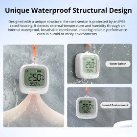 SONOFF SNZB-02WD IP65 Zigbee LCD inteligentný snímač teploty a vlhkosti