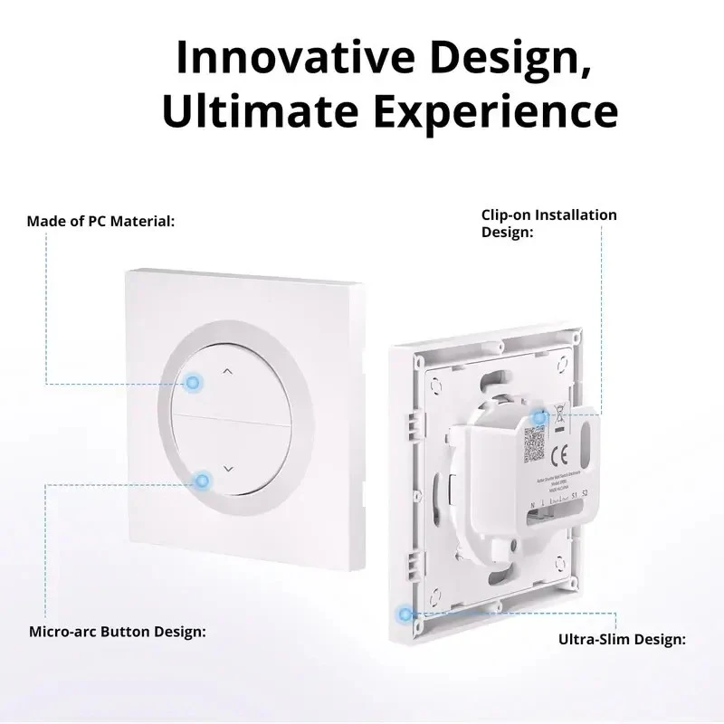 SONOFF ERBS Roller Shutter Wall Switch Enclosure for MINI-RBS