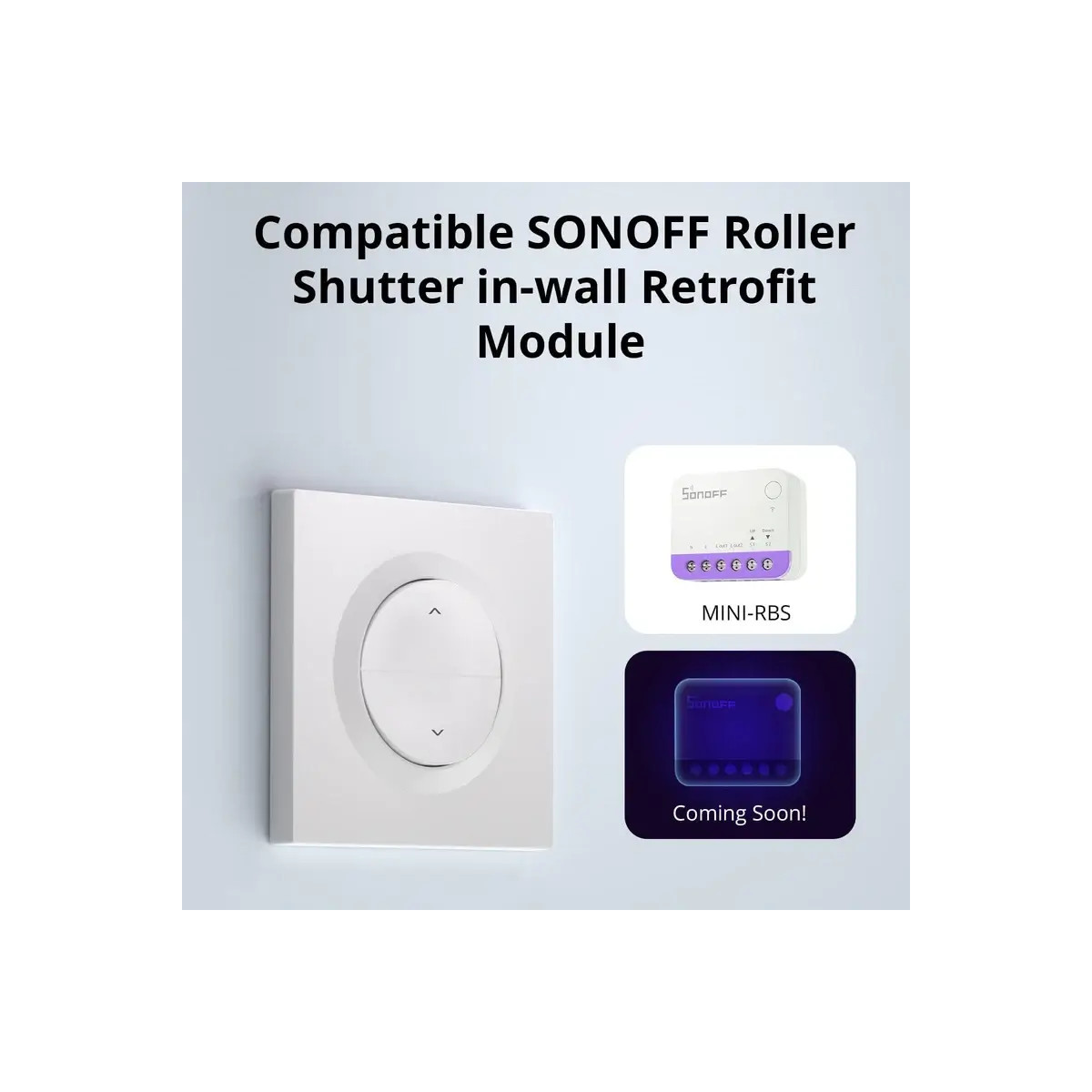 SONOFF ERBS Roller Shutter Wall Switch Enclosure for MINI-RBS