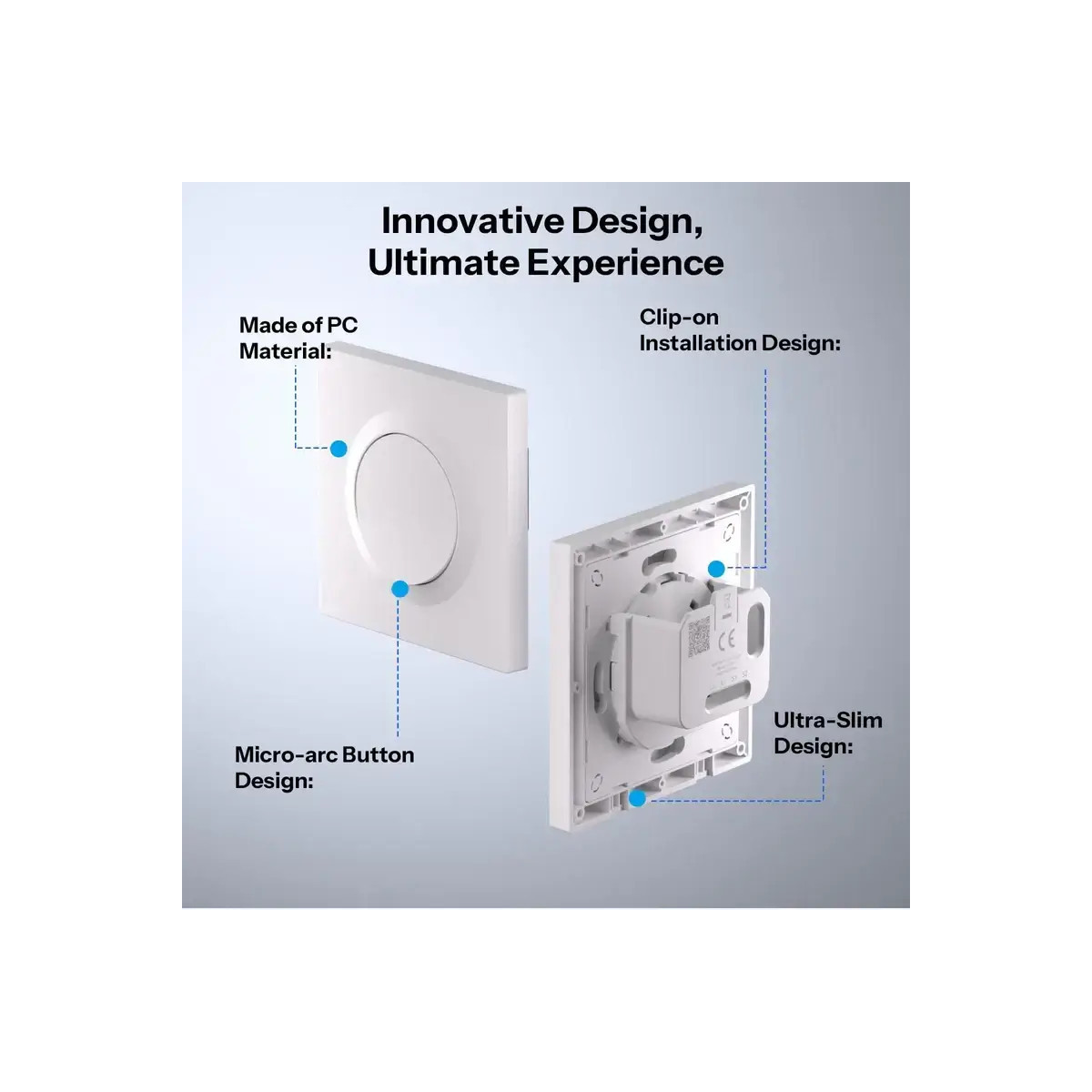 SONOFF E1GSL montážny kryt nástenného vypínača pre ZBMINIL2