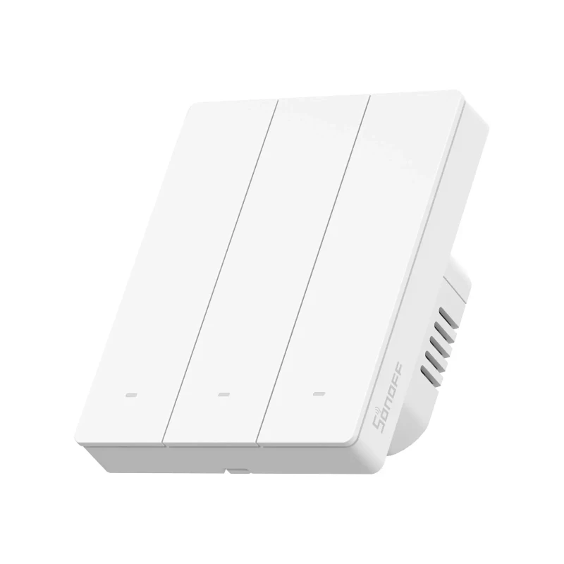 SONOFF ZBM5 SwitchMan Zigbee inteligentný nástenný vypínač, 3-tlačidlo, 80 mm (EU typ)