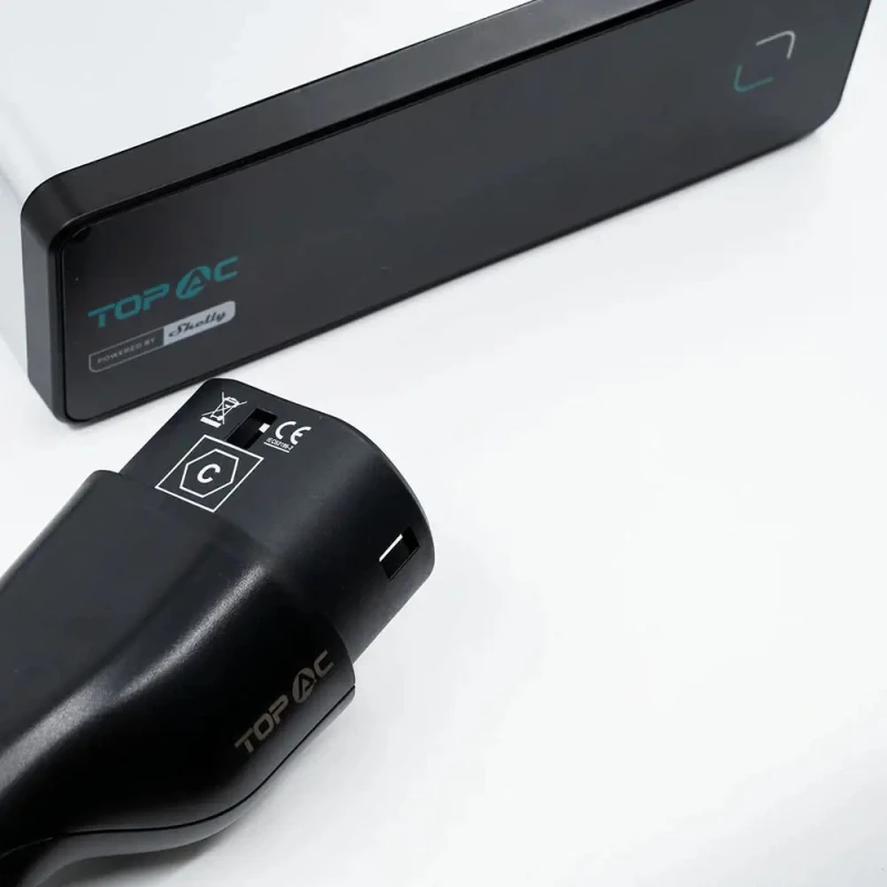 TopAC prenosná nabíjačka pre elektromobily 11 kW EVE01-11R powered by Shelly (Wi-Fi, Bluetooth)