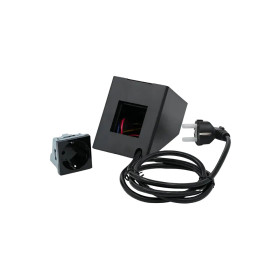 Shelly Socket for Wall Display Stand Čierna - zásuvka pre stojan