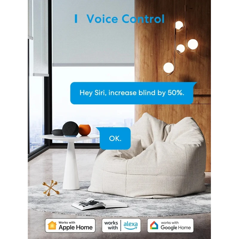 Meross Matter Smart Wi-Fi Žalúziový Vypínač, MRS100MA (EU verzia)