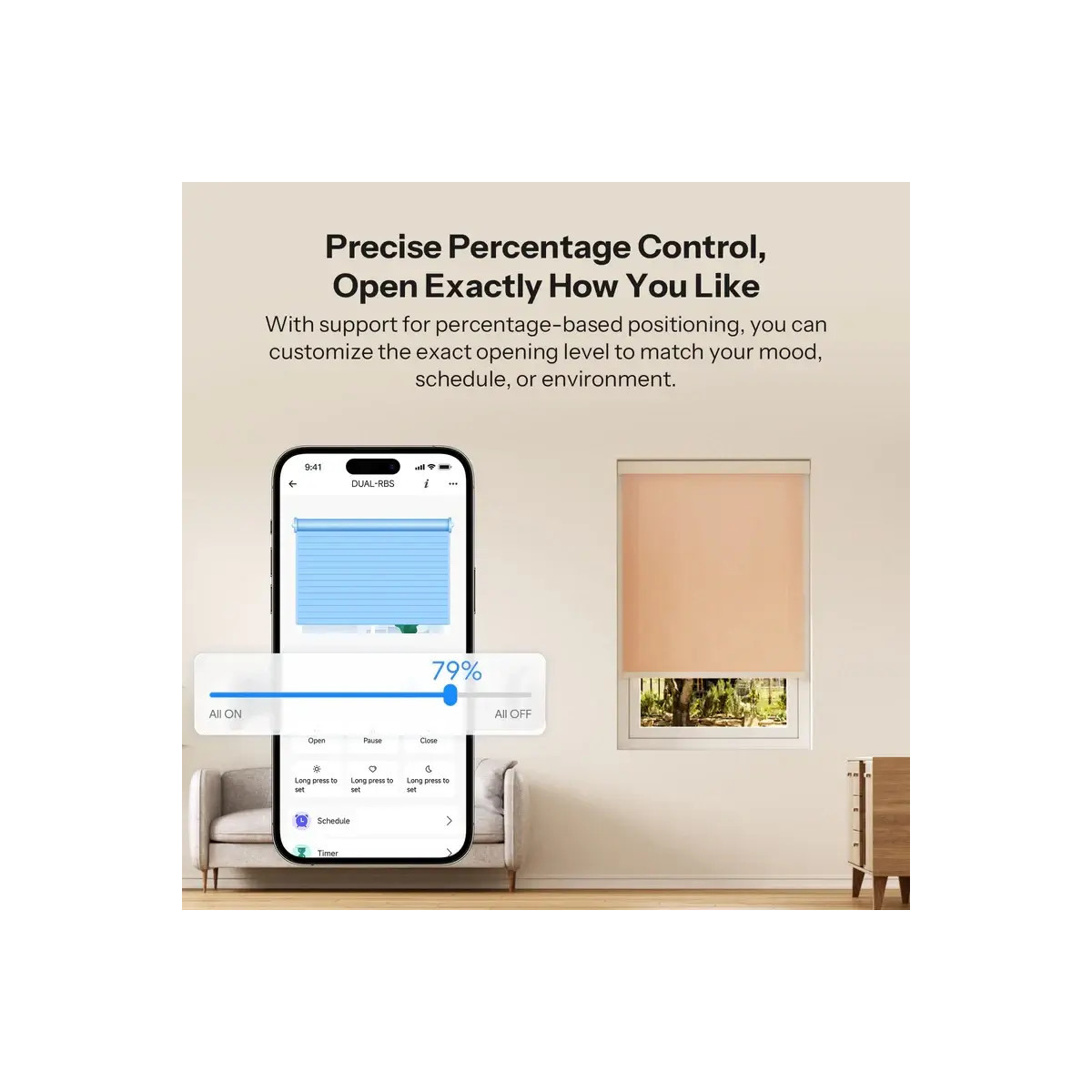 SONOFF MINI-ZBRBS Zigbee inteligentný ovládač roliet