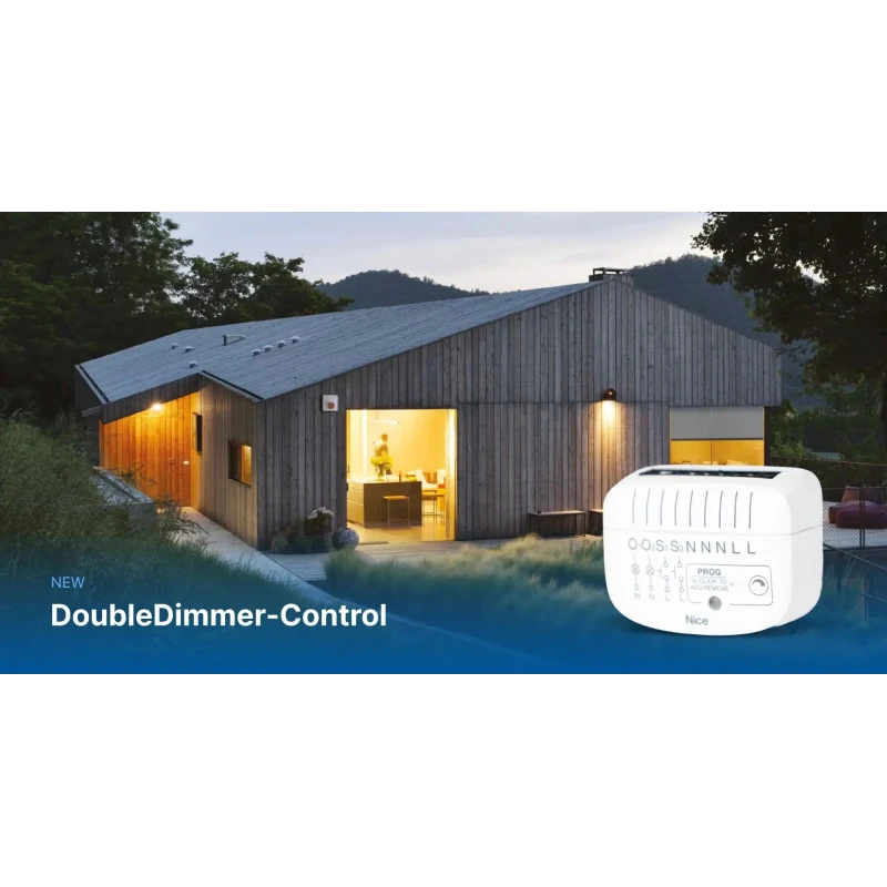 NICE DoubleDimmer-Control, Z-Wave dvojkanálový stmievač