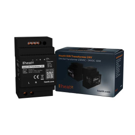 HEATIT DIN Transformer 24V, menič napätia na DIN lištu 230VAC - 24VDC 60W