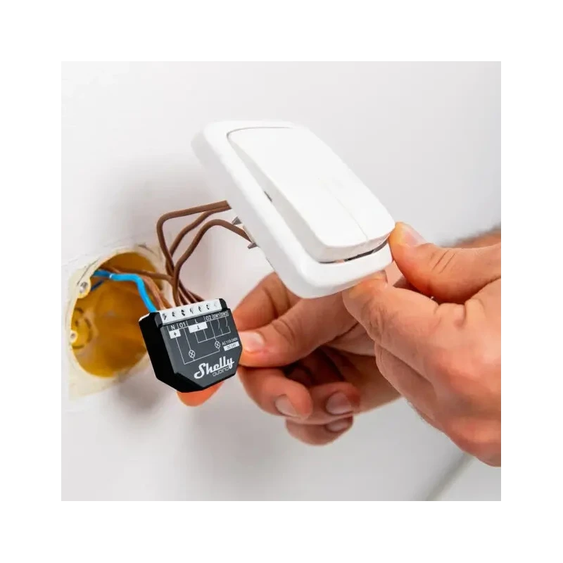 Shelly Wave 2PM - spínací modul s meraním spotreby 2x 10A (Z-Wave)