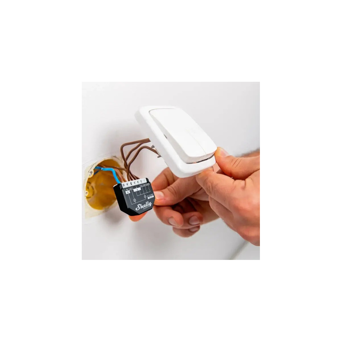 Shelly Wave 2PM - spínací modul s meraním spotreby 2x 10A (Z-Wave)