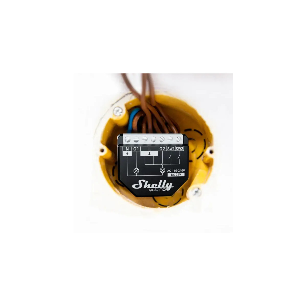 Shelly Wave 2PM - spínací modul s meraním spotreby 2x 10A (Z-Wave)