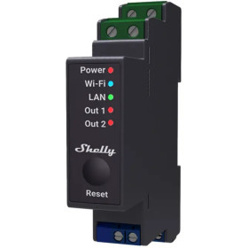 Shelly Pro 2 - spínací modul 2x 16A (LAN, WiFi, Bluetooth) -  Shell...