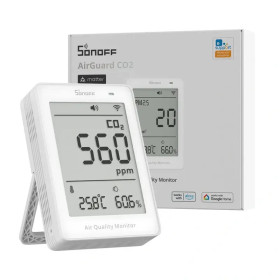 SONOFF SAWF-08P AirGuard CO2 Matter cez Wi-Fi monitor kvality vzduchu
