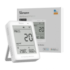 SONOFF SAWF-07P AirGuard monitor kvality vzduchu PM2.5/PM10 s Matter cez Wi-Fi