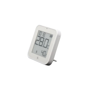 Shelly Blu H&T Display ZB White - senzor teploty a vlhkosti (Bluetooth, Zigbee), Biela