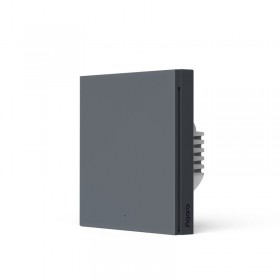AQARA Smart Wall Switch H1 EU (With Neutral, Single Rocker) (WS-EUK03-G), Sivá - REPASOVANÉ