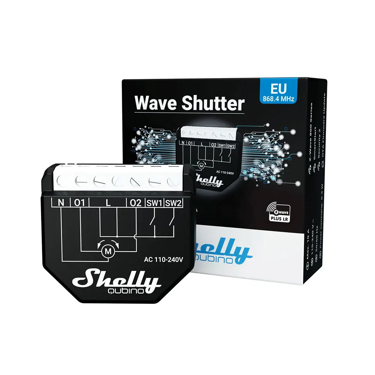 Shelly Wave Shutter LR - žalúziový modul (Z-Wave Long Range)