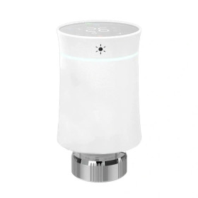 MOES ZigBee Tuya Inteligentný radiátorový ventil TRV BRT 100 Mini, biely