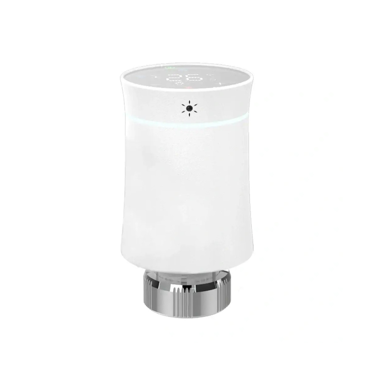 MOES ZigBee Tuya Inteligentný radiátorový ventil TRV BRT 100 Mini, biely