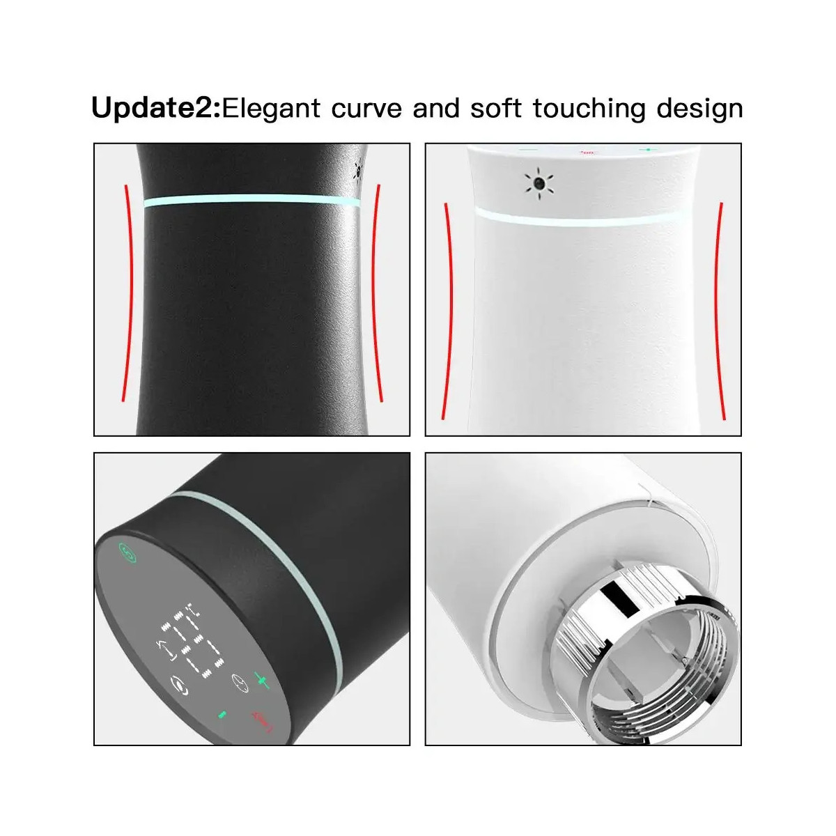 MOES ZigBee Tuya Inteligentný radiátorový ventil TRV BRT 100 Mini, čierny