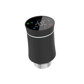 MOES ZigBee Tuya Inteligentný radiátorový ventil TRV BRT 100 Mini, čierny