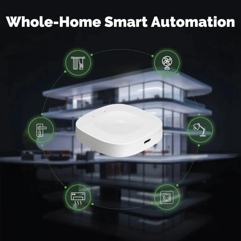 MOES Tuya ZigBee Bluetooth Smart Gateway Hub Type-C