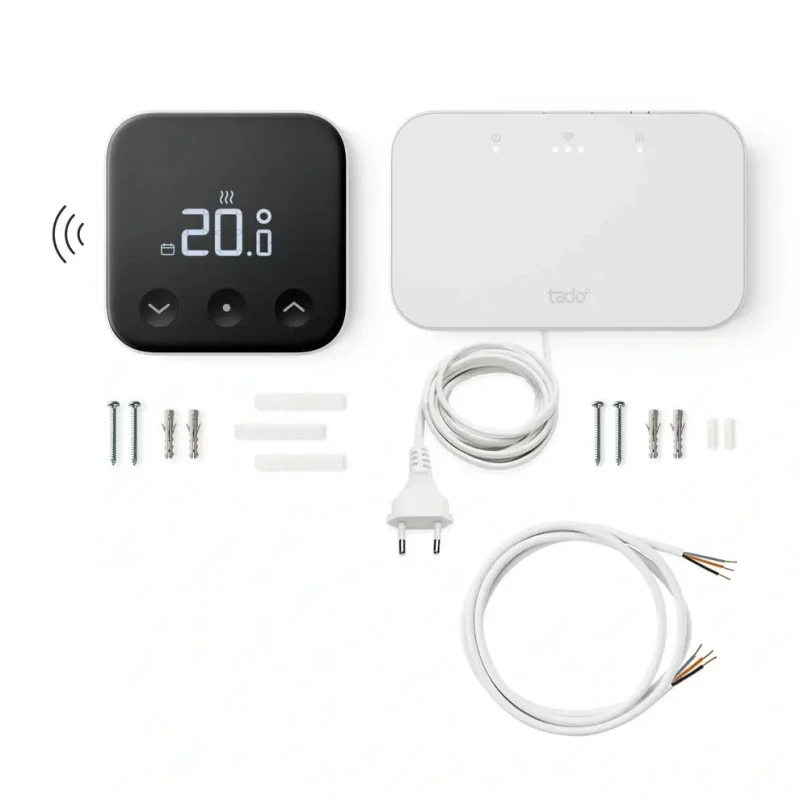 tado Wireless Smart Thermostat X - Starter Kit, sada bezdrôtového termostatu a prijímača