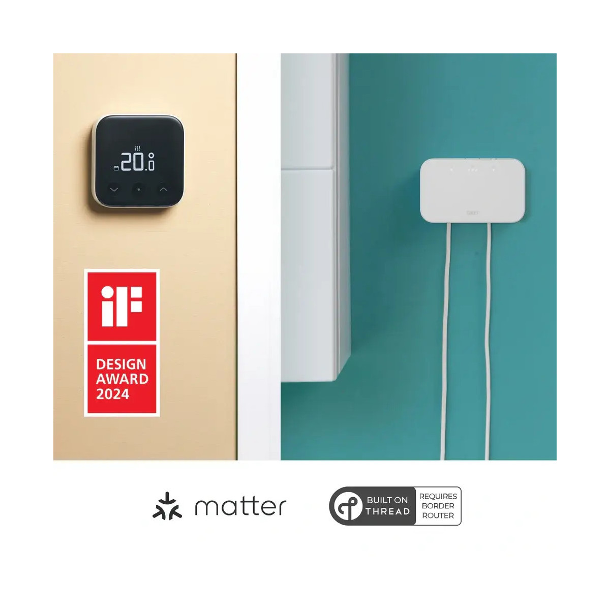 tado Wireless Smart Thermostat X - Starter Kit, sada bezdrôtového termostatu a prijímača