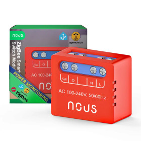 Nous B5Z ZigBee MINI Smart Spínací Modul (1 kanál, meranie spotreby)