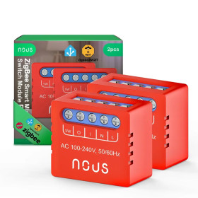 Nous B6Z ZigBee MINI Smart Spínací Modul (1 kanál, bez merania spotreby), 2 kusy