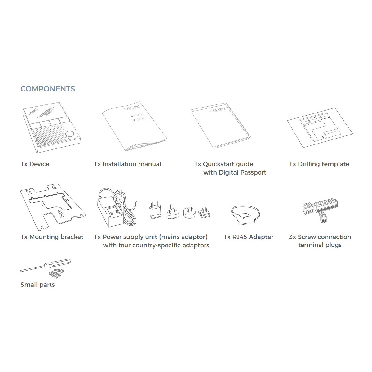 DoorBird IP Video Indoor Station A1101
