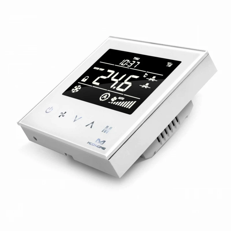 MCO Home Fan Coil Thermostat - 4 Pipe White
