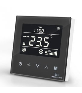MCO Home Fan Coil Thermostat - 4 Pipe Black