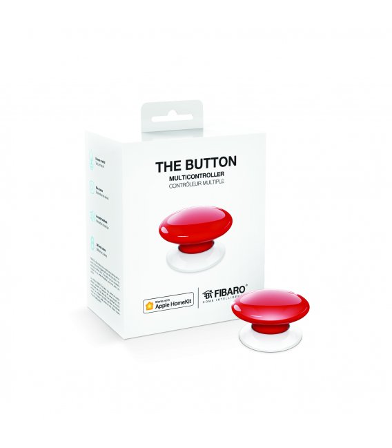 Fibaro Button HomeKit - Red (FGBHPB-101-3)