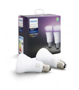 Philips HUE White and color ambiance 2x Single bulb E27
