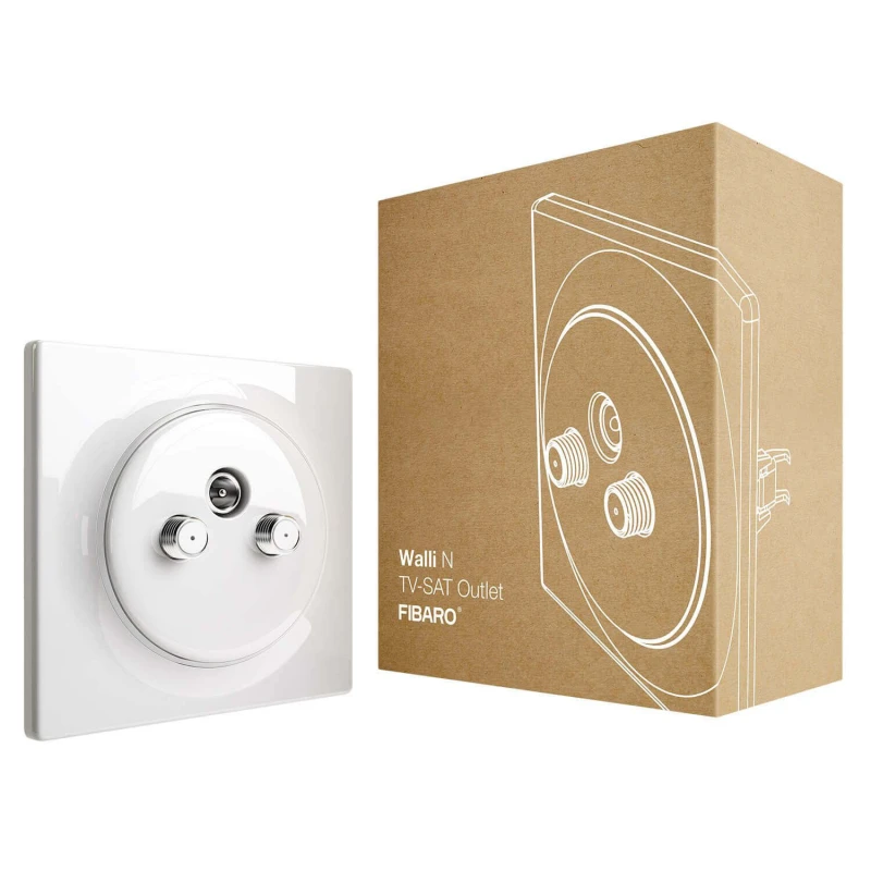 FIBARO Walli N TV-SAT Outlet (FGWTFEU-021)