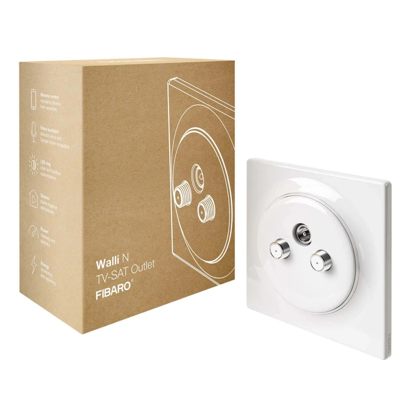 FIBARO Walli N TV-SAT Outlet (FGWTFEU-021)