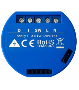 Shelly 1 - switching module 1x 16A (WiFi)