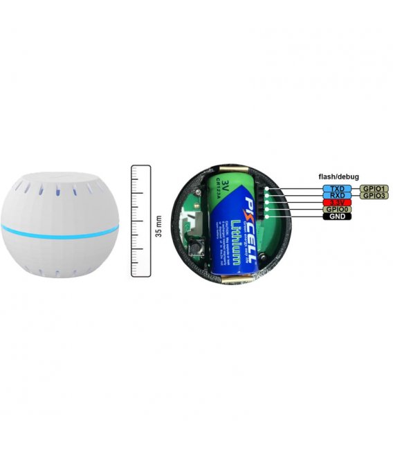Shelly H&T - temperature and humidity sensor (WiFi)