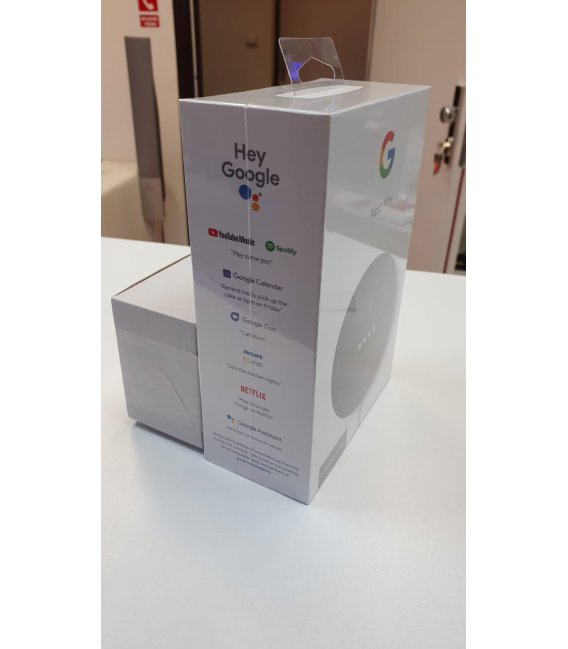 Google Nest Mini 2. generácia s EU adaptérom a slovenským manuálom