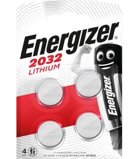 Lithiová baterie Energizer CR2032 3V, 4 ks