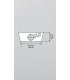 DoorBird D2101KV Montážna krabica na povrchovú inštaláciu, Nerezová oceľ V2A, Brúsená
