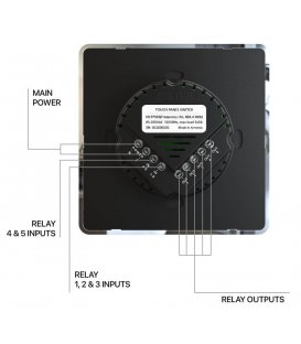 HELTUN Touch Panel Switch Solo (HE-TPS01-GKK), Z-Wave nástenný vypínač 1 tlačidlo