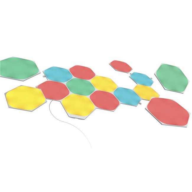 Nanoleaf Starterkit Shapes Hexagon 9 Panels (9 Stk., Weiß, RGBW