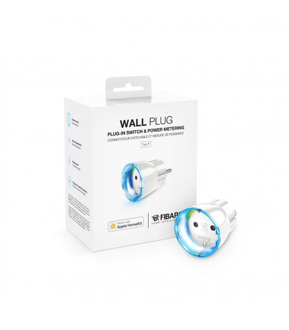 HomeKit inteligentná zásuvka - FIBARO Wall Plug Type F HomeKit (FGBWHWPF-102)